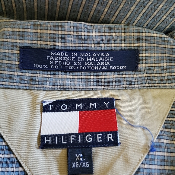 Tommy Hilfiger xl long sleeve plaid button down shirt. - Picture 4 of 11